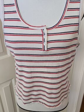 SO BRAND WOMENS JUNIOR SIZE STRIPED SUMMER TANK TOP SIZE XL